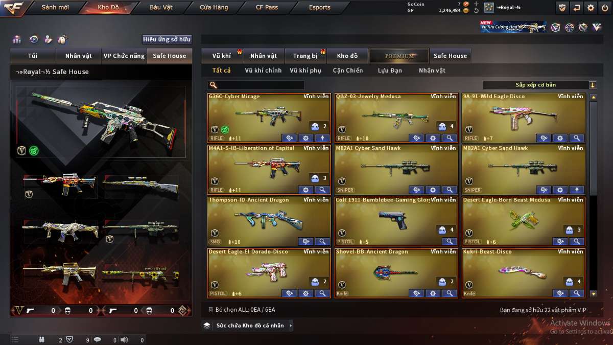 shop acc cf uy tin gia re